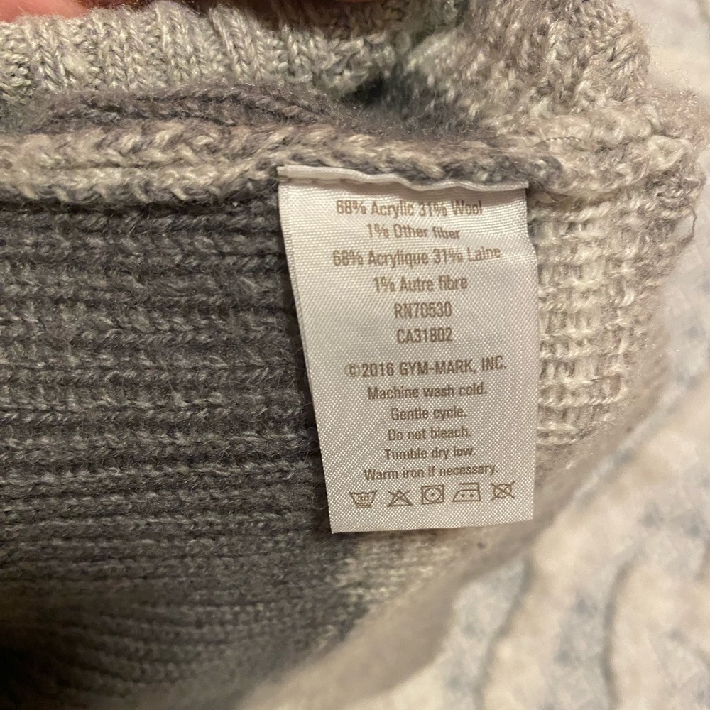 EUC crazy 8 wool sweater with hood size two toddler - Picture 5 of 5